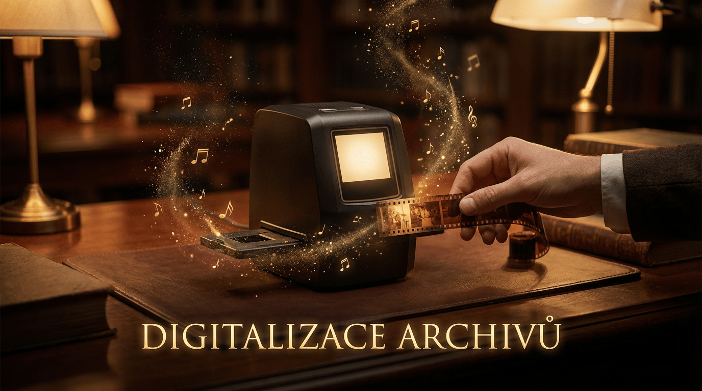 Profesionální digitalizace a převod starých kinofilmů, negativů a diapozitivů do moderní digitální podoby.